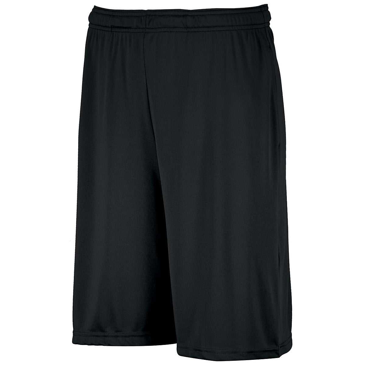 Russell TS7X2B Youth Dri-Power Essential Performance Shorts With Pockets - Black - HIT a Double