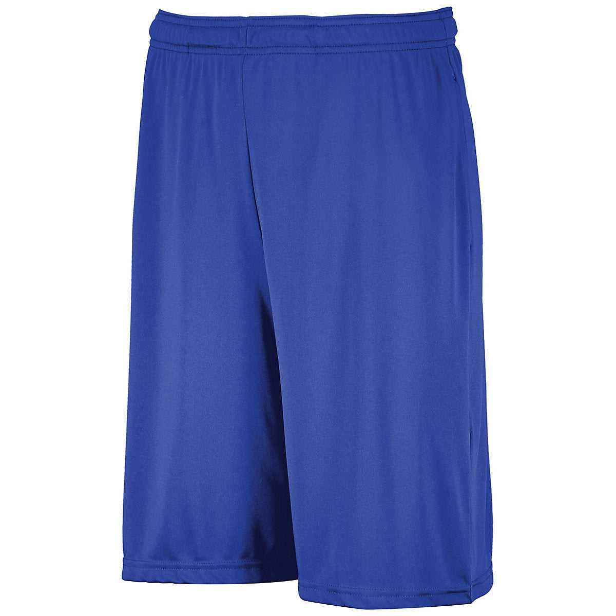 Russell TS7X2B Youth Dri-Power Essential Performance Shorts With Pockets - Royal - HIT a Double