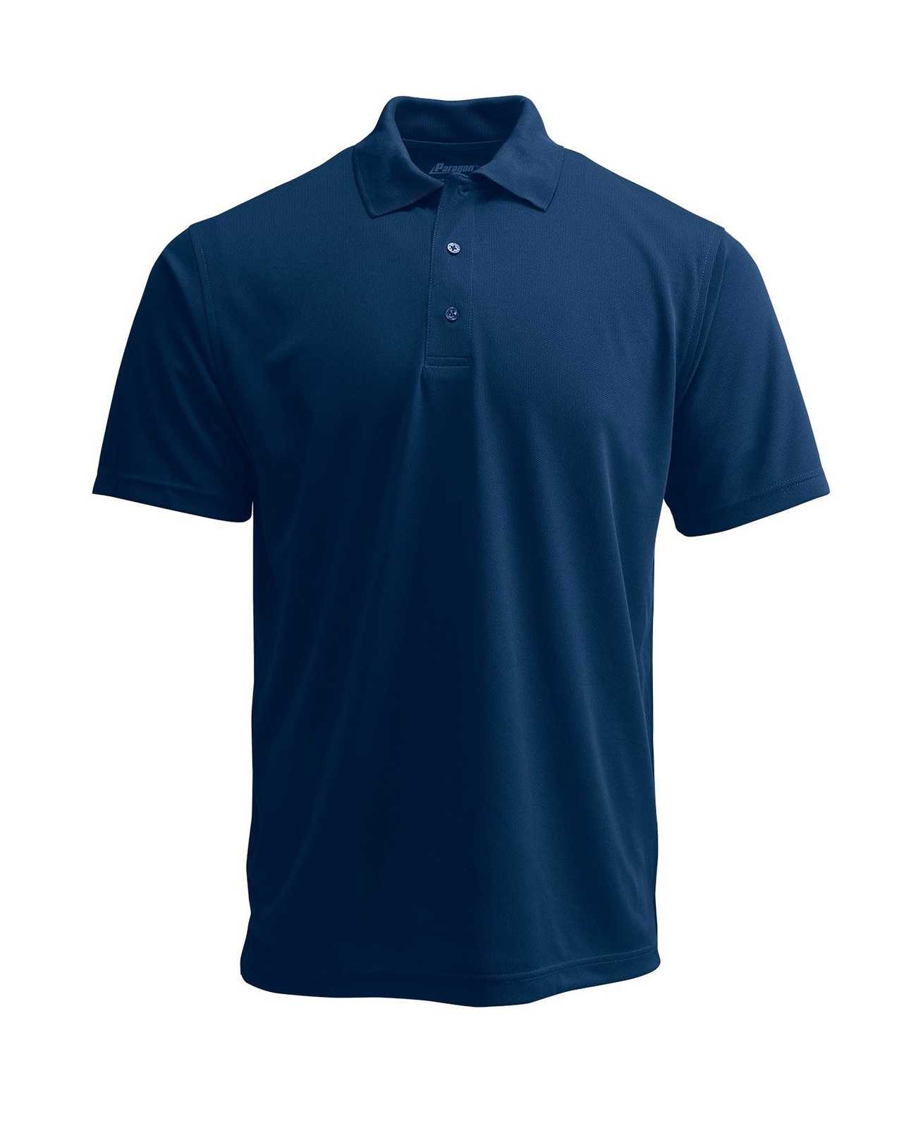 Paragon 100 Adult Solid Mesh Polo - Navy - HIT a Double