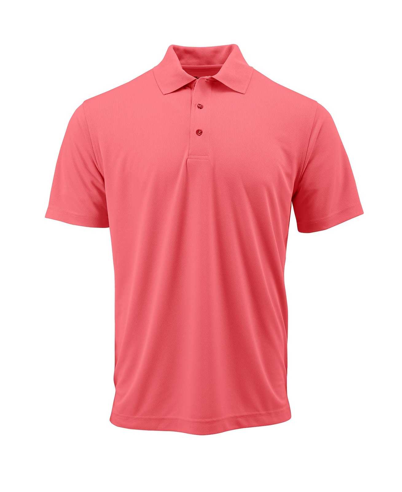 Paragon 100 Adult Solid Mesh Polo - Melon - HIT a Double