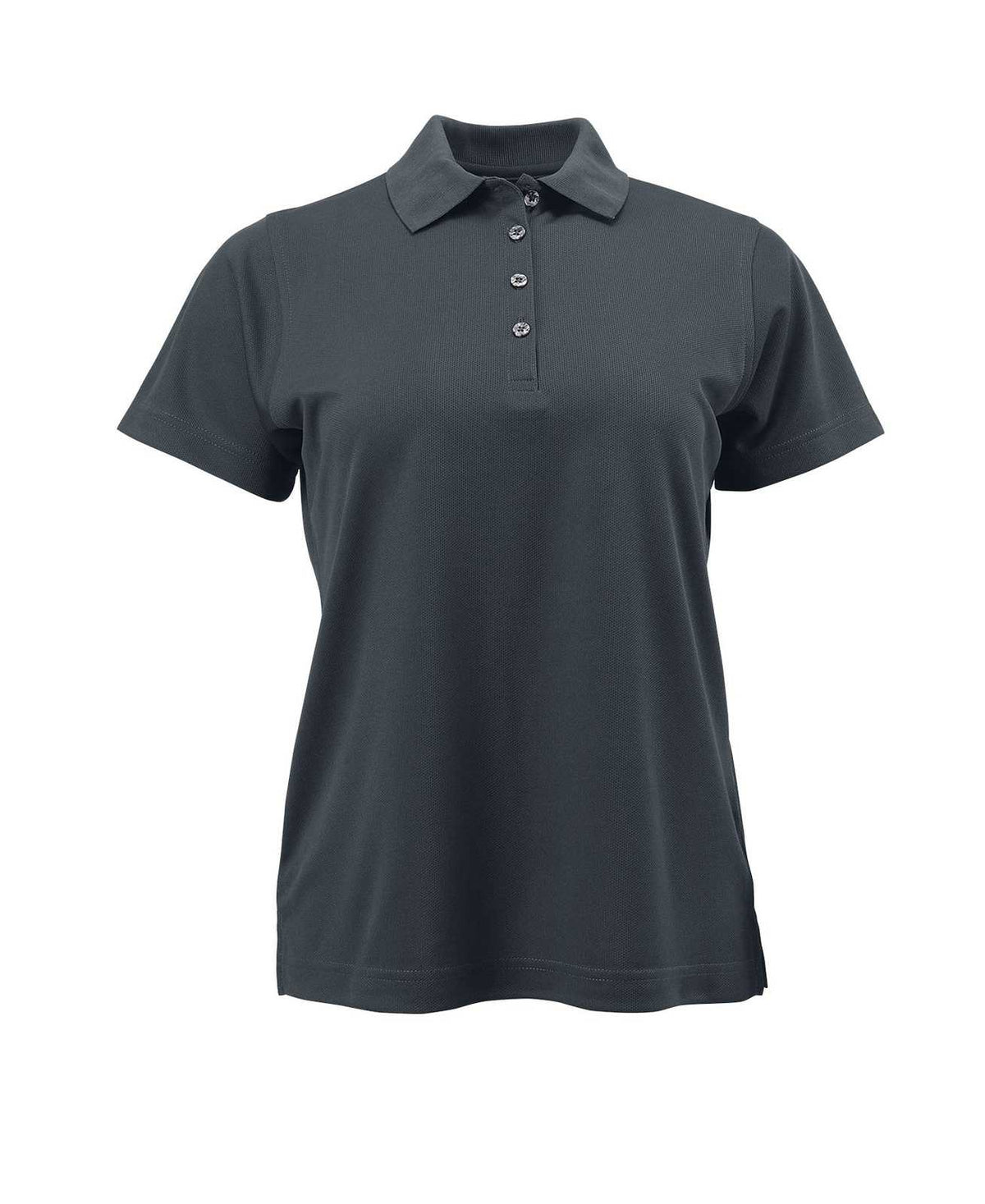 Paragon 104 Ladies Solid Mesh Polo - Carbon - HIT a Double