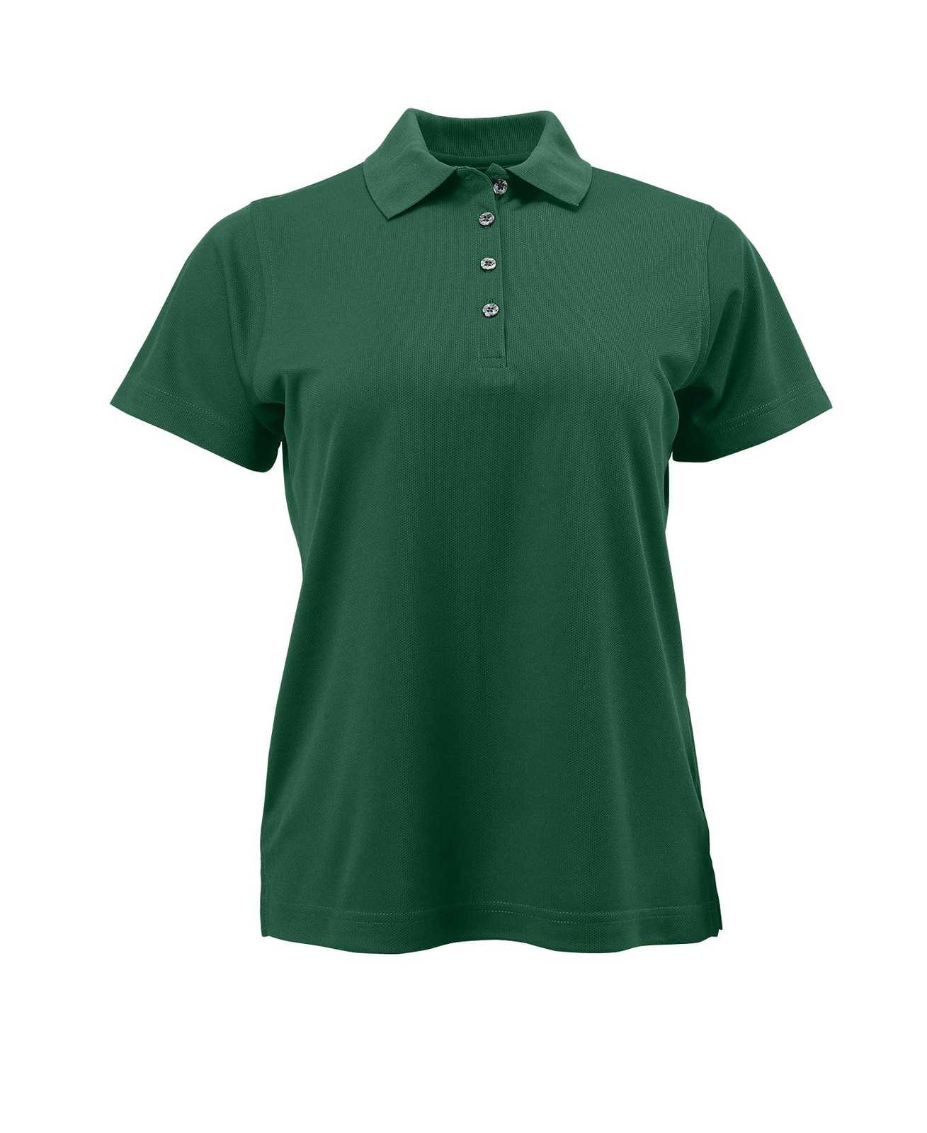 Paragon 104 Ladies Solid Mesh Polo - Hunter - HIT a Double