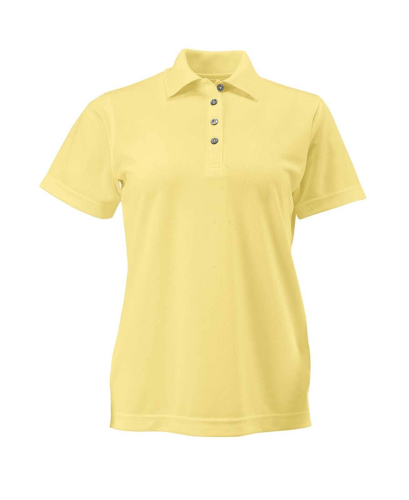 Paragon 104 Ladies Solid Mesh Polo - Butter - HIT a Double