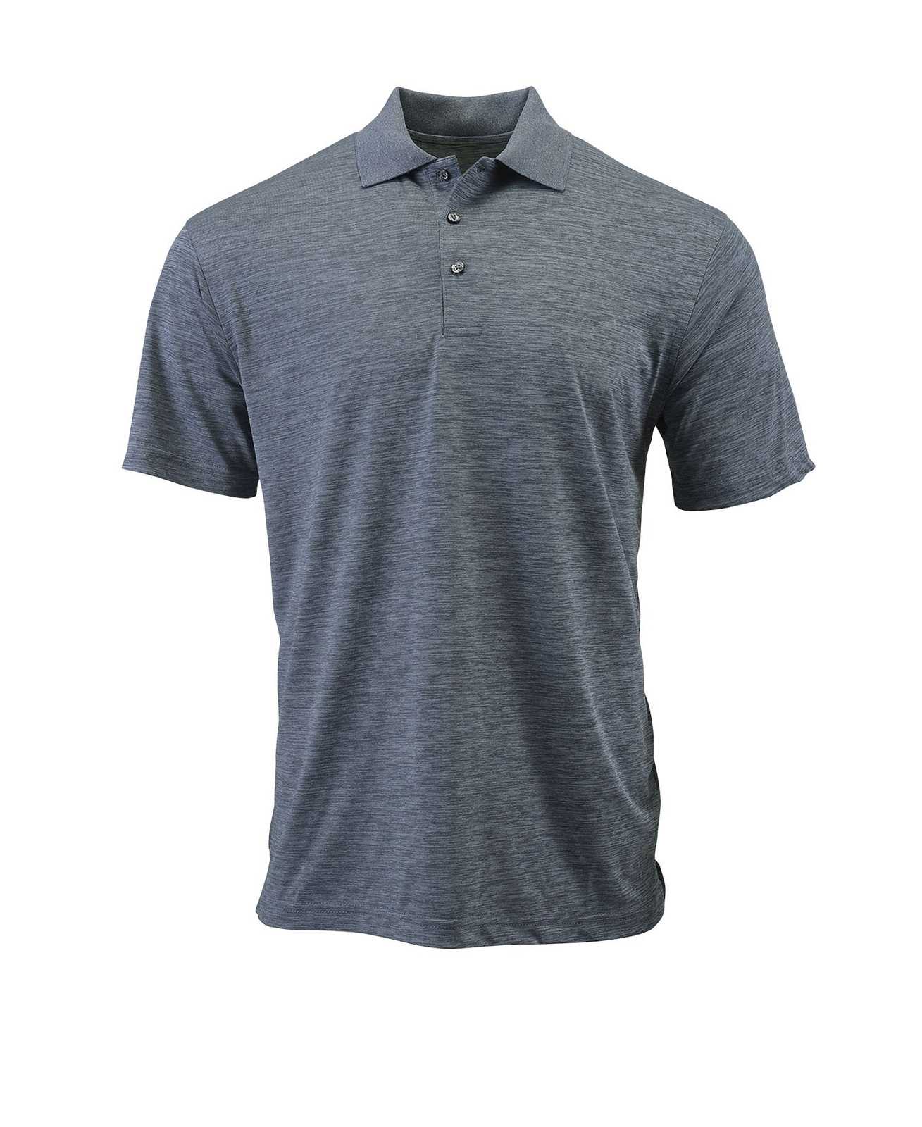 Paragon 130 Adult Performance Striated Polo - Steel Gray Heather - HIT a Double