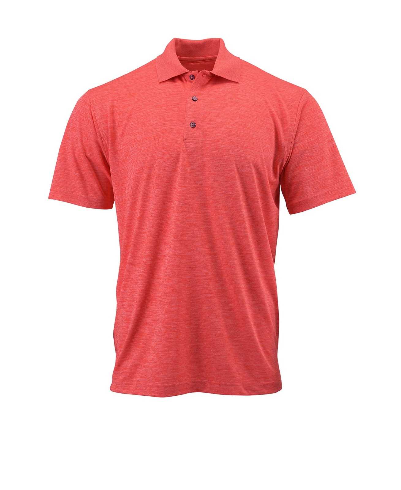 Paragon 130 Adult Performance Striated Polo - Melon Heather - HIT a Double