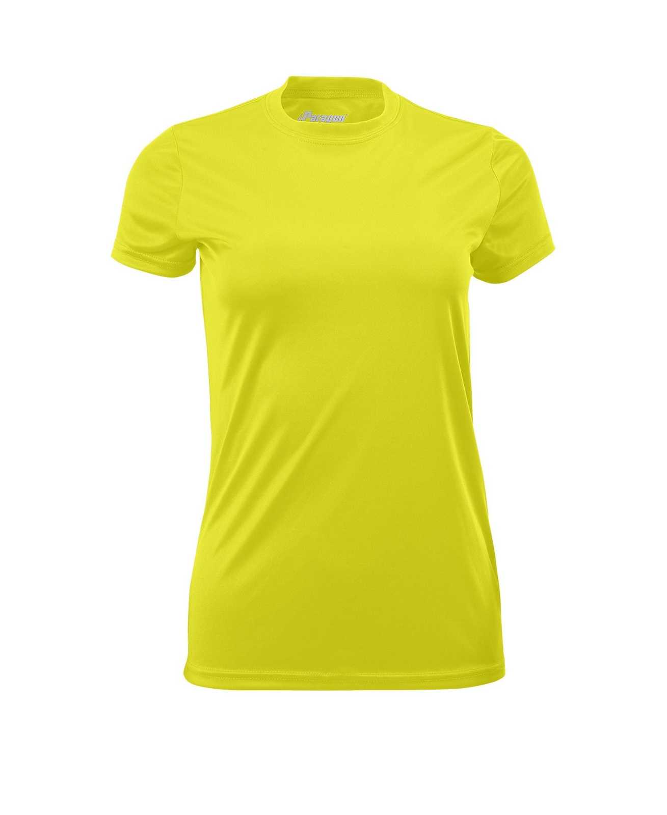 Paragon 204 Ladies Performance Tee - Safety Green - HIT a Double