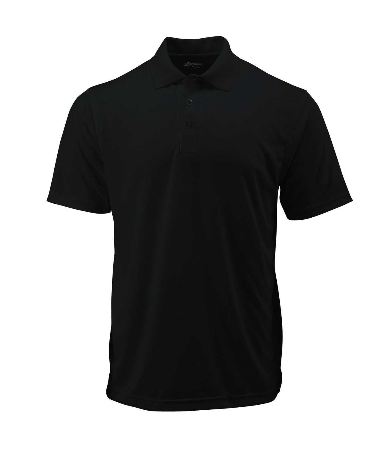 Paragon 4001 Adult Snag-Proof Performance Polo - Black - HIT a Double