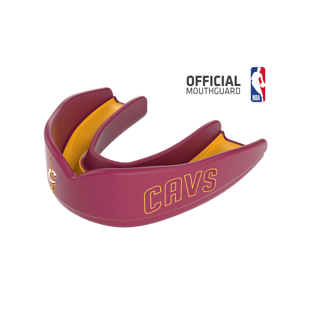 Shock Doctor 8303 SuperFit Basketball NBA Mouthguard Cleveland Cavaliers - Wine Gold