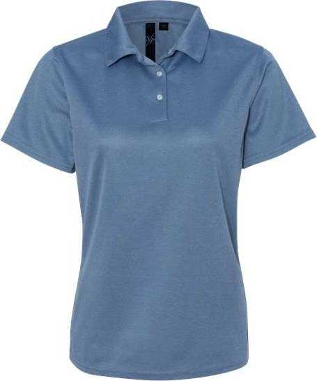 Sierra Pacific 5469 Women&#39;s Moisture Free Mesh Polo - Heathered Blue - HIT a Double - 1