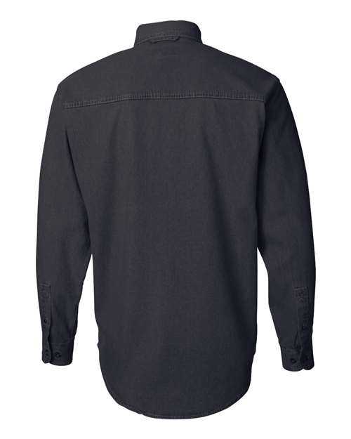 Sierra Pacific 3211 Long Sleeve Denim Shirt - Black Denim - HIT a Double