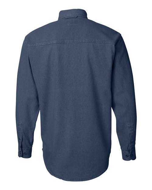 Sierra Pacific 3211 Long Sleeve Denim Shirt - Dark Denim - HIT a Double