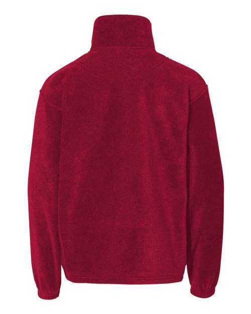 Sierra Pacific 4061 Youth Fleece Full-Zip Jacket - Red - HIT a Double
