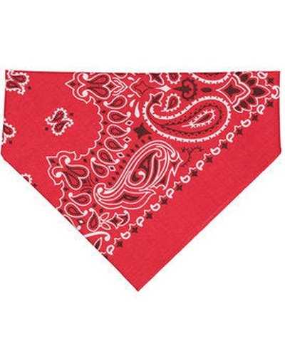 Doggie Skins 3905 Doggie Bandana - Red Paisley - HIT a Double