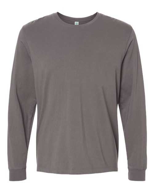 Softshirts 420 Organic Long Sleeve T-Shirt - Graphite - HIT a Double