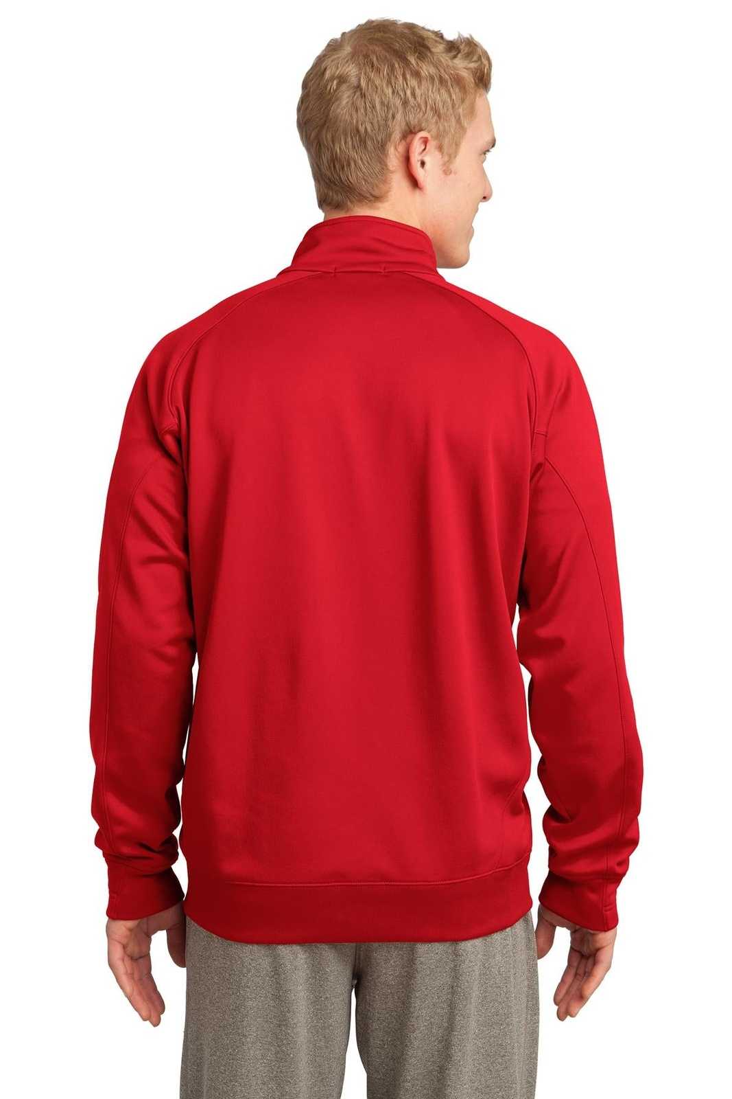 Sport-Tek F247 Tech Fleece 1/4-Zip Pullover - True Red - HIT a Double - 2