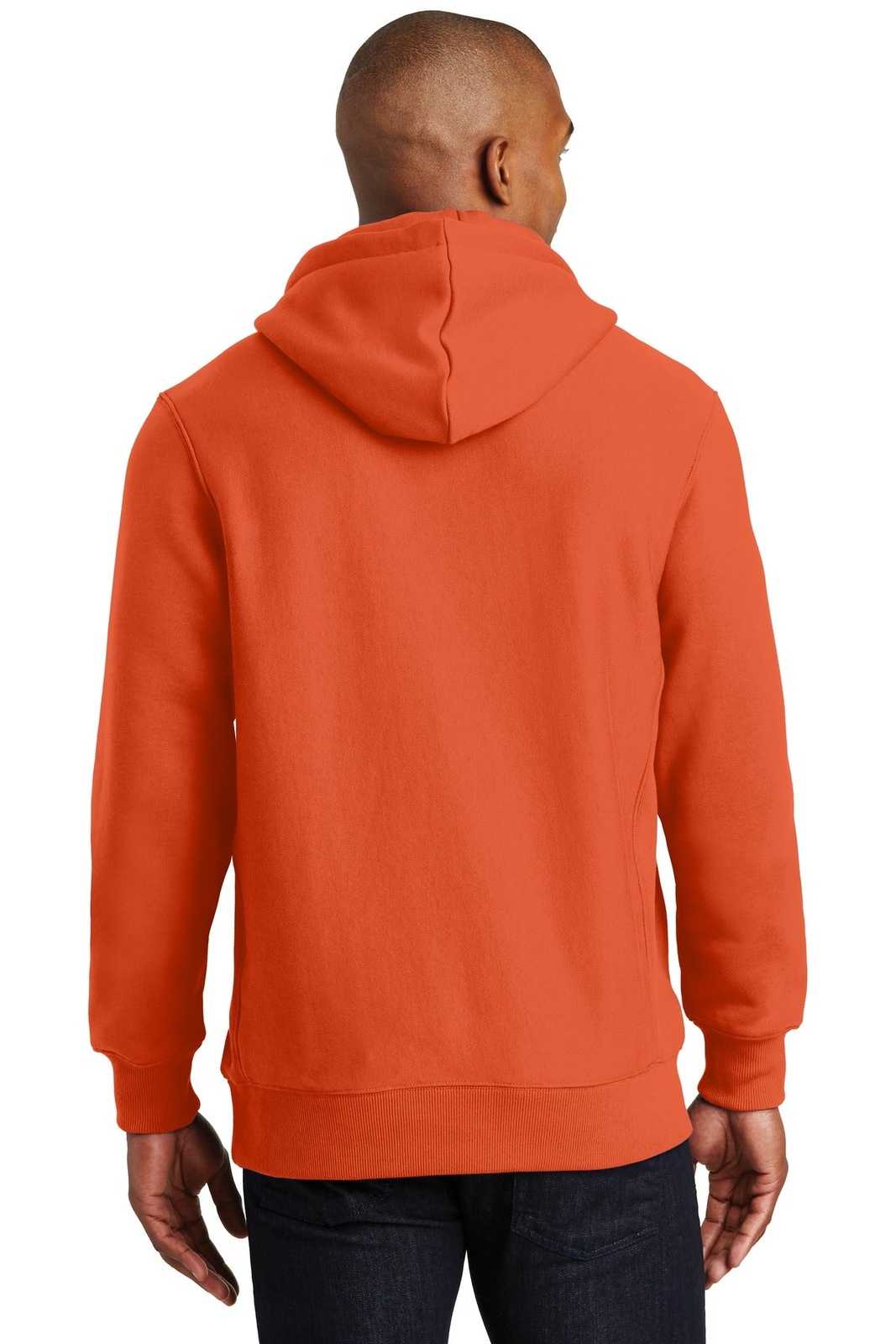Sport-Tek F281 Super Heavyweight Pullover Hooded Sweatshirt - Orange - HIT a Double - 2