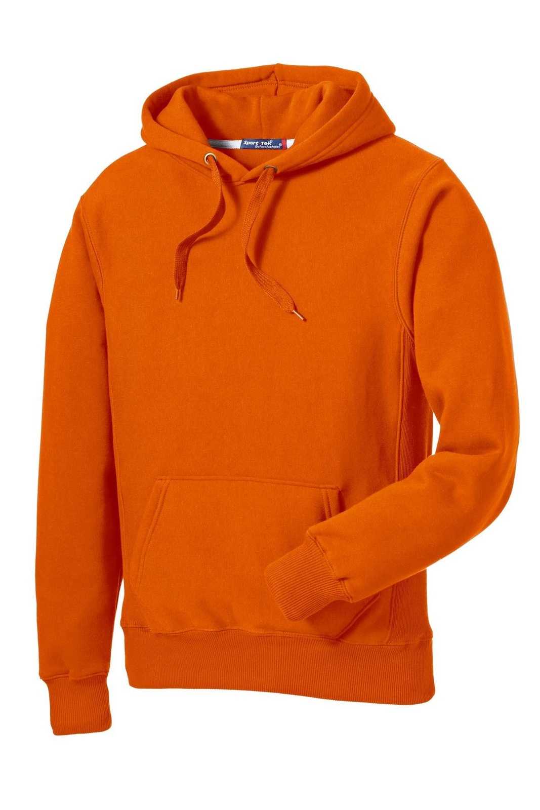 Sport-Tek F281 Super Heavyweight Pullover Hooded Sweatshirt - Orange - HIT a Double - 5