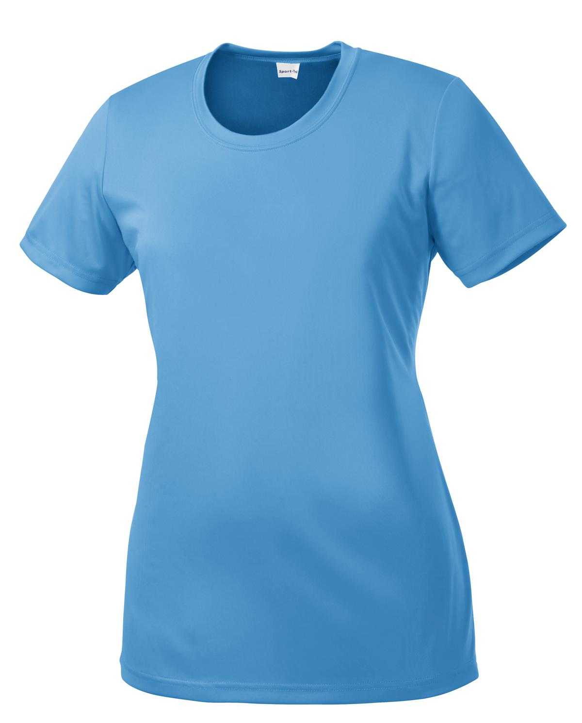 Sport-Tek LST350 Ladies PosiCharge Competitor Tee - Carolina Blue - HIT a Double - 2