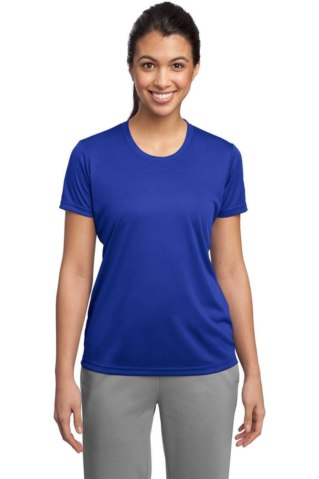 Sport-Tek LST350 Ladies PosiCharge Competitor Tee - True Royal - HIT a Double - 1
