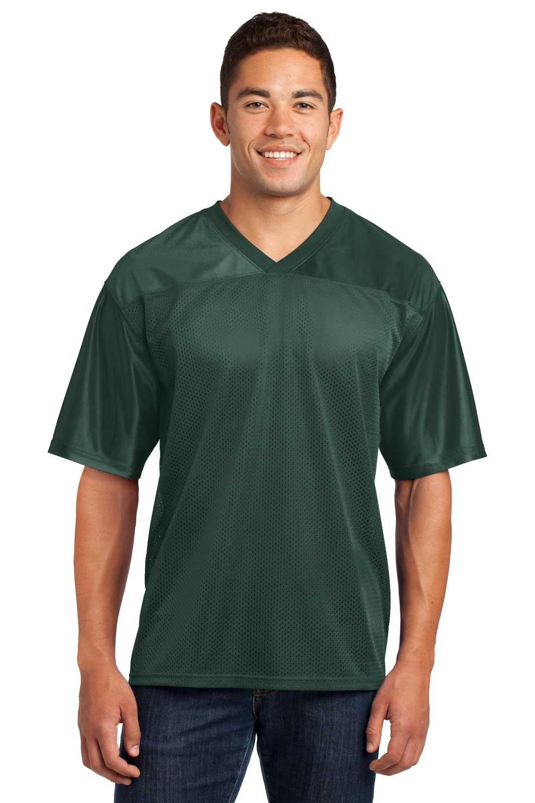 Sport-Tek ST307 PosiCharge Replica Jersey - Forest Green - HIT a Double - 1