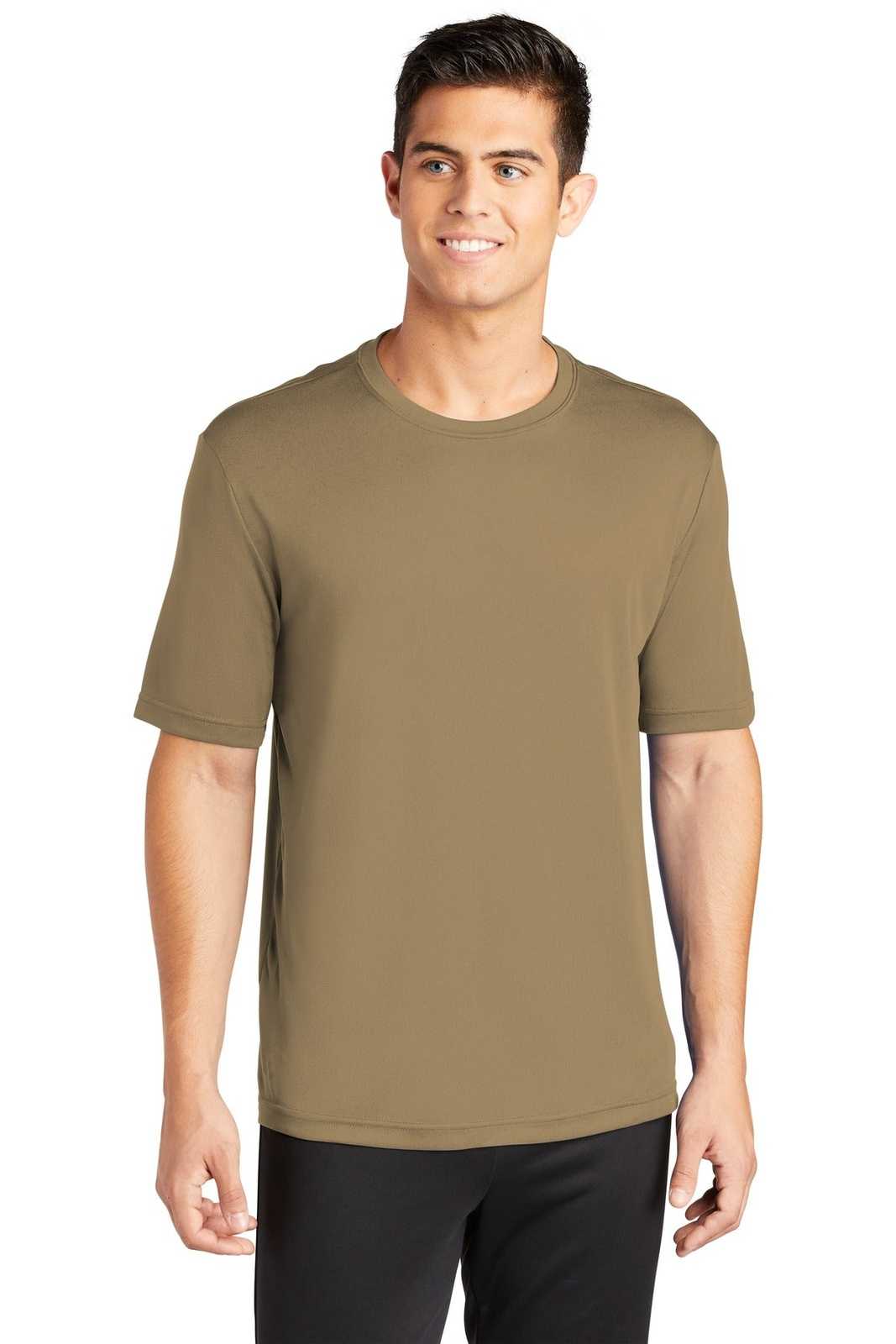 Sport-Tek ST350 PosiCharge Competitor Tee - Coyote Brown - HIT a Double - 1