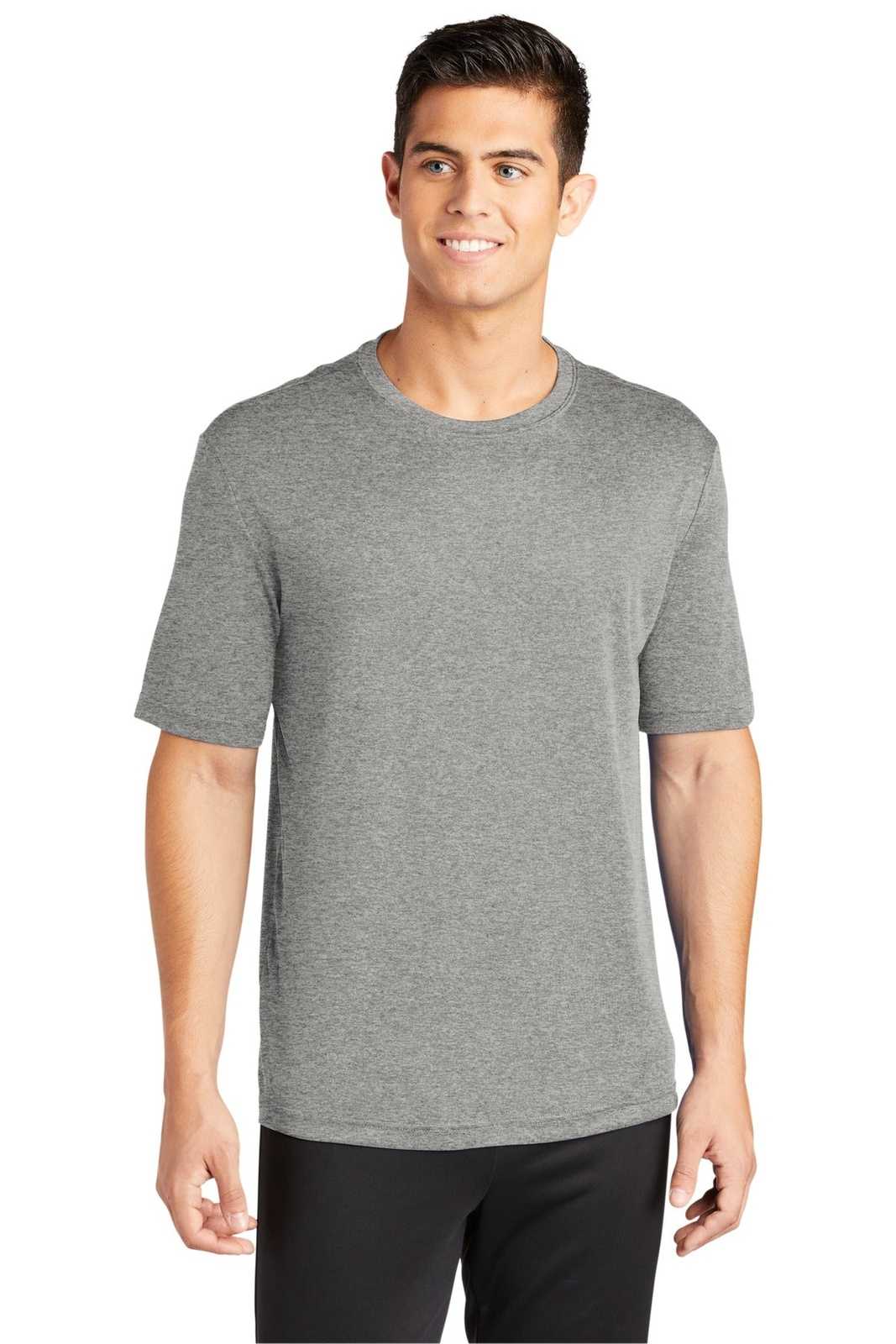 Sport-Tek ST350 PosiCharge Competitor Tee - Gray Concrete Heather - HIT a Double - 1