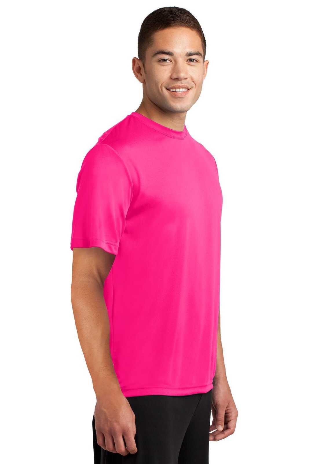 Sport-Tek ST350 PosiCharge Competitor Tee - Neon Pink - HIT a Double - 2