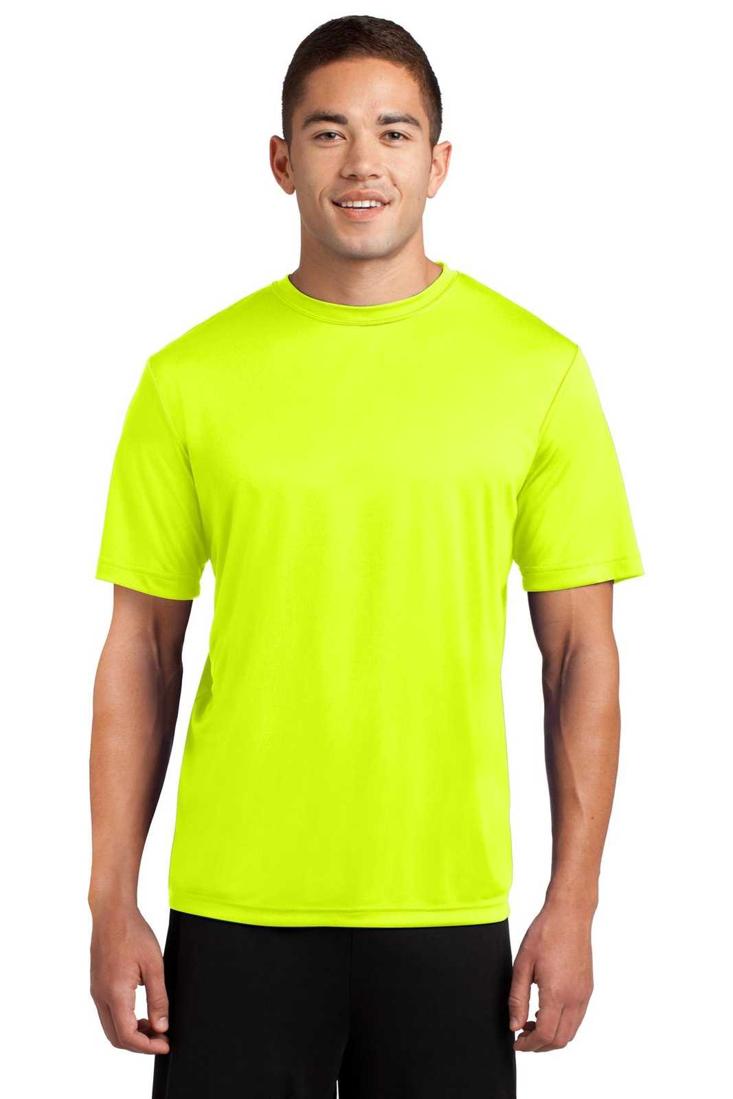 Sport-Tek ST350 PosiCharge Competitor Tee - Neon Yellow - HIT a Double - 1