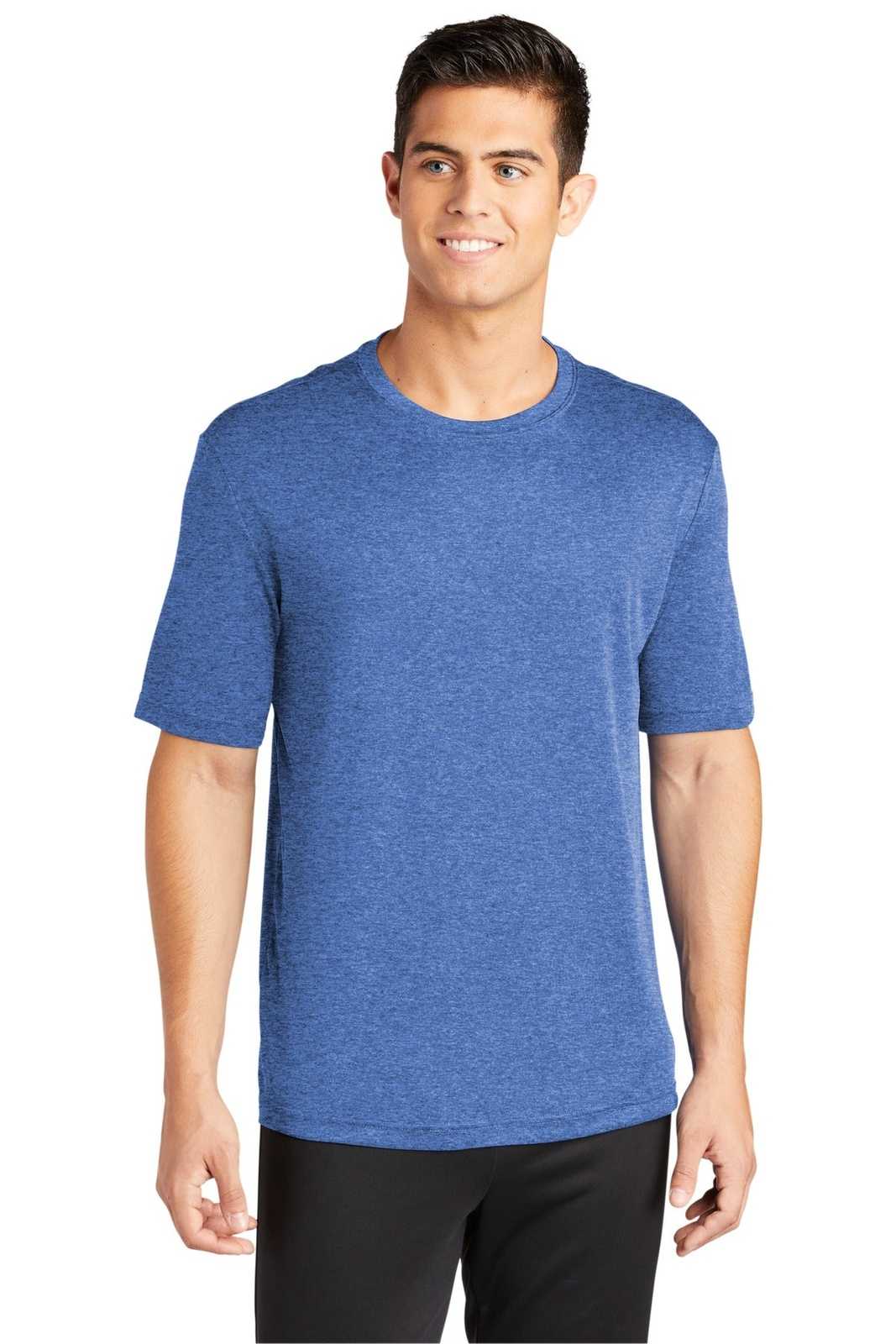 Sport-Tek ST350 PosiCharge Competitor Tee - True Royal Heather - HIT a Double - 1