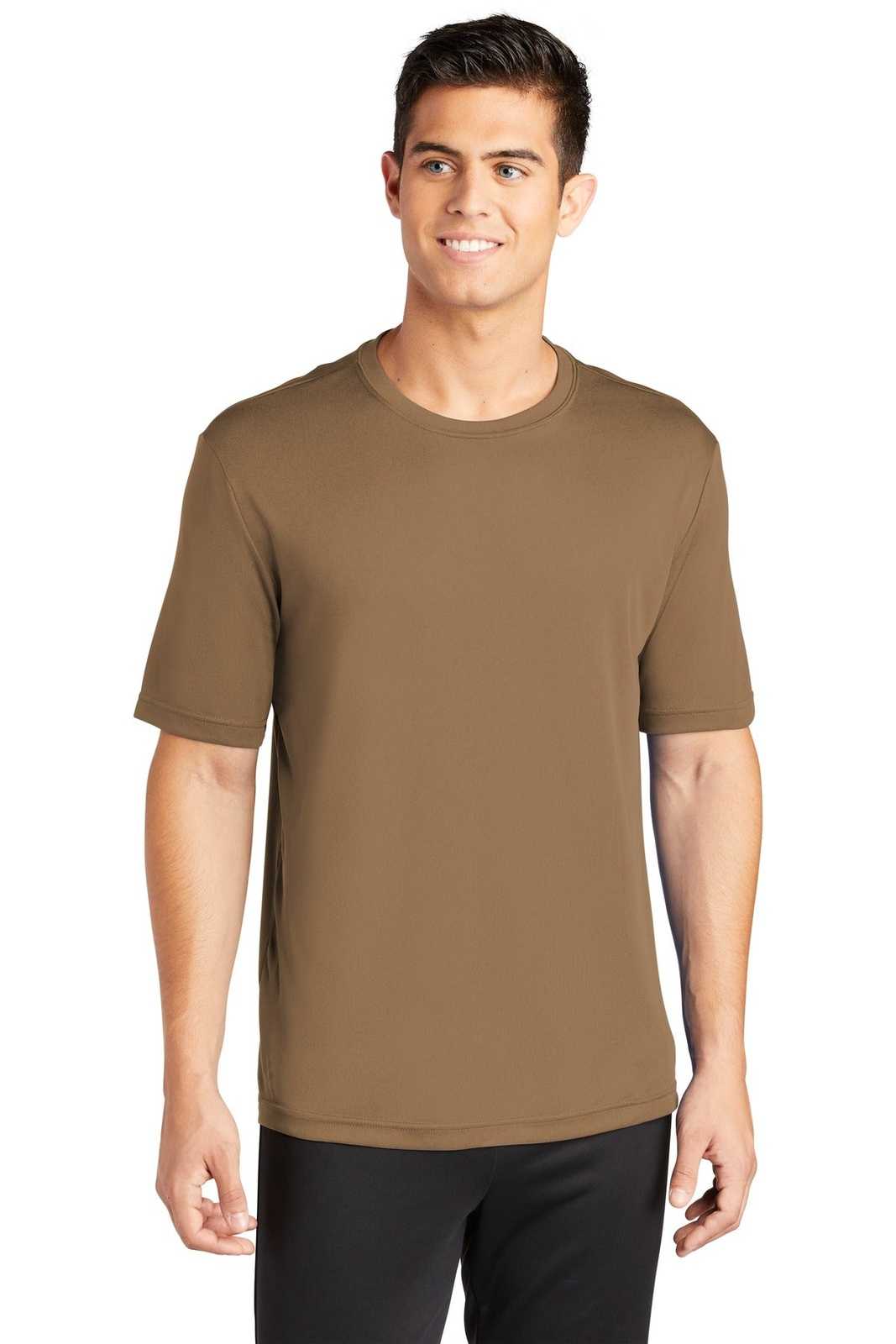 Sport-Tek ST350 PosiCharge Competitor Tee - Woodland Brown - HIT a Double - 1