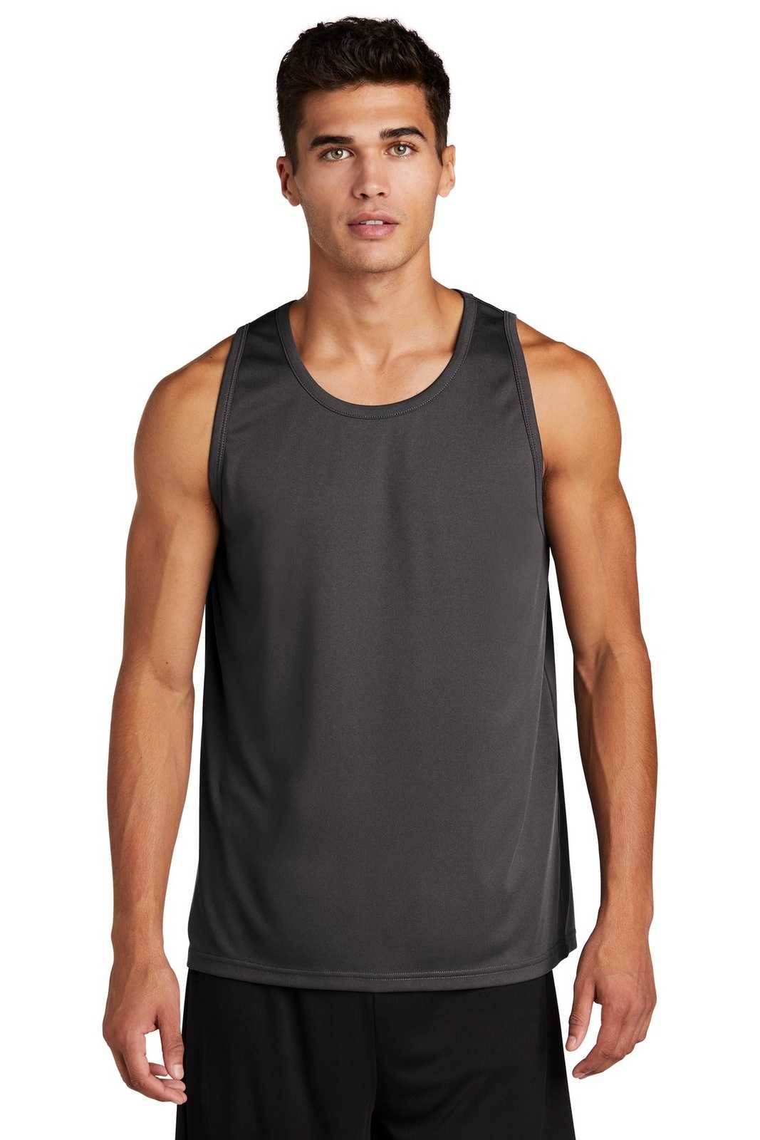 Sport-Tek ST356 PosiCharge Competitor Tank - Iron Gray - HIT a Double - 1