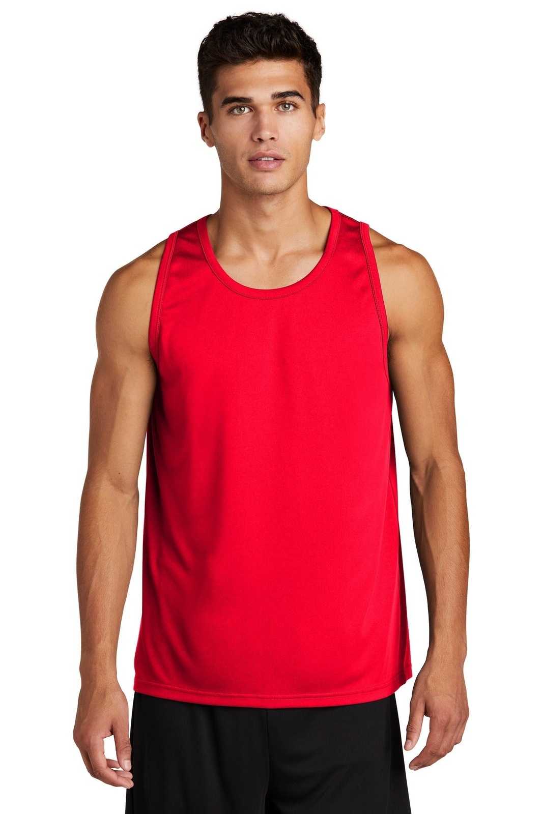 Sport-Tek ST356 PosiCharge Competitor Tank - True Red - HIT a Double - 1