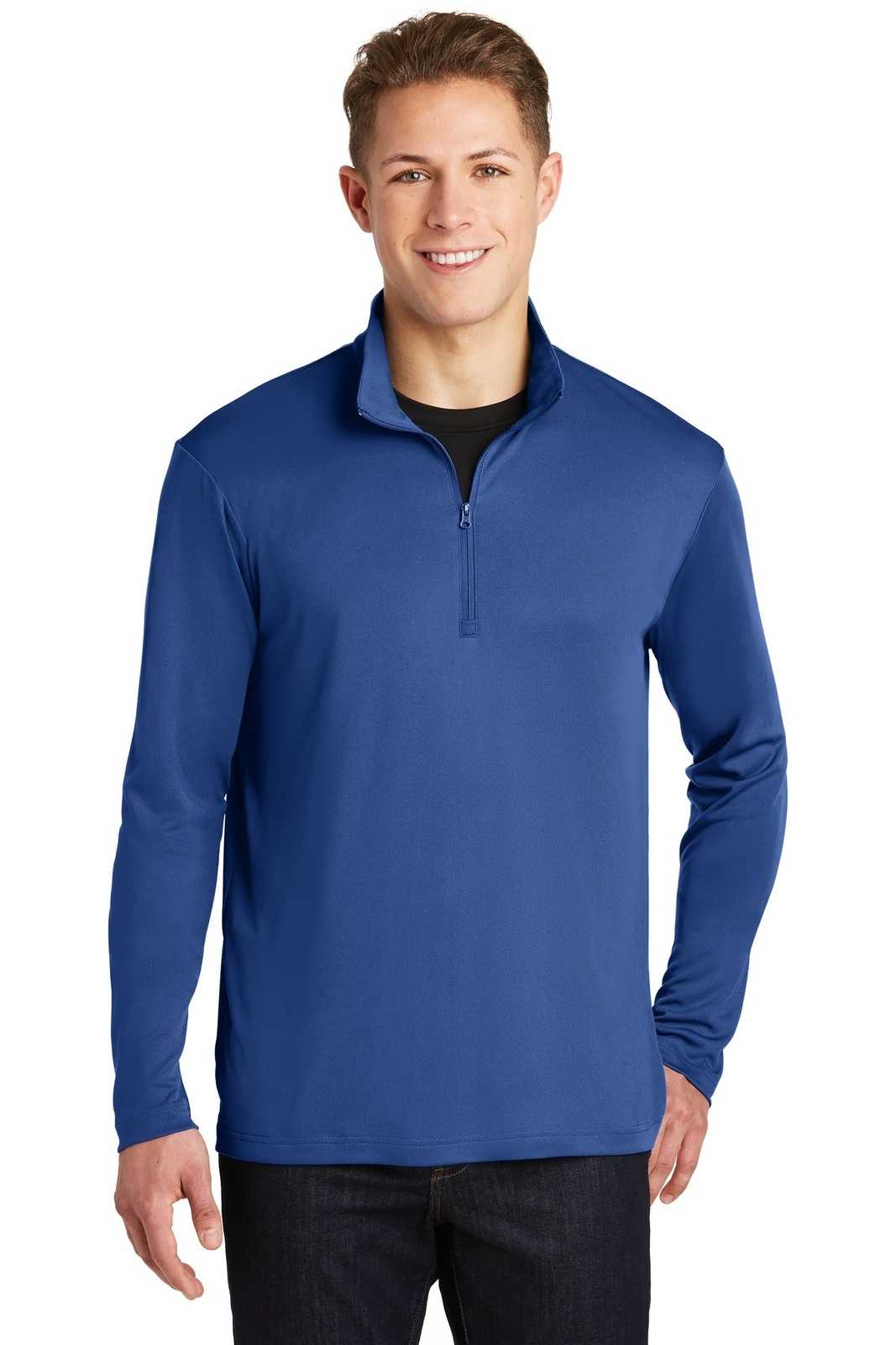 Sport-Tek ST357 PosiCharge Competitor 1/4-Zip Pullover - True Royal - HIT a Double - 1