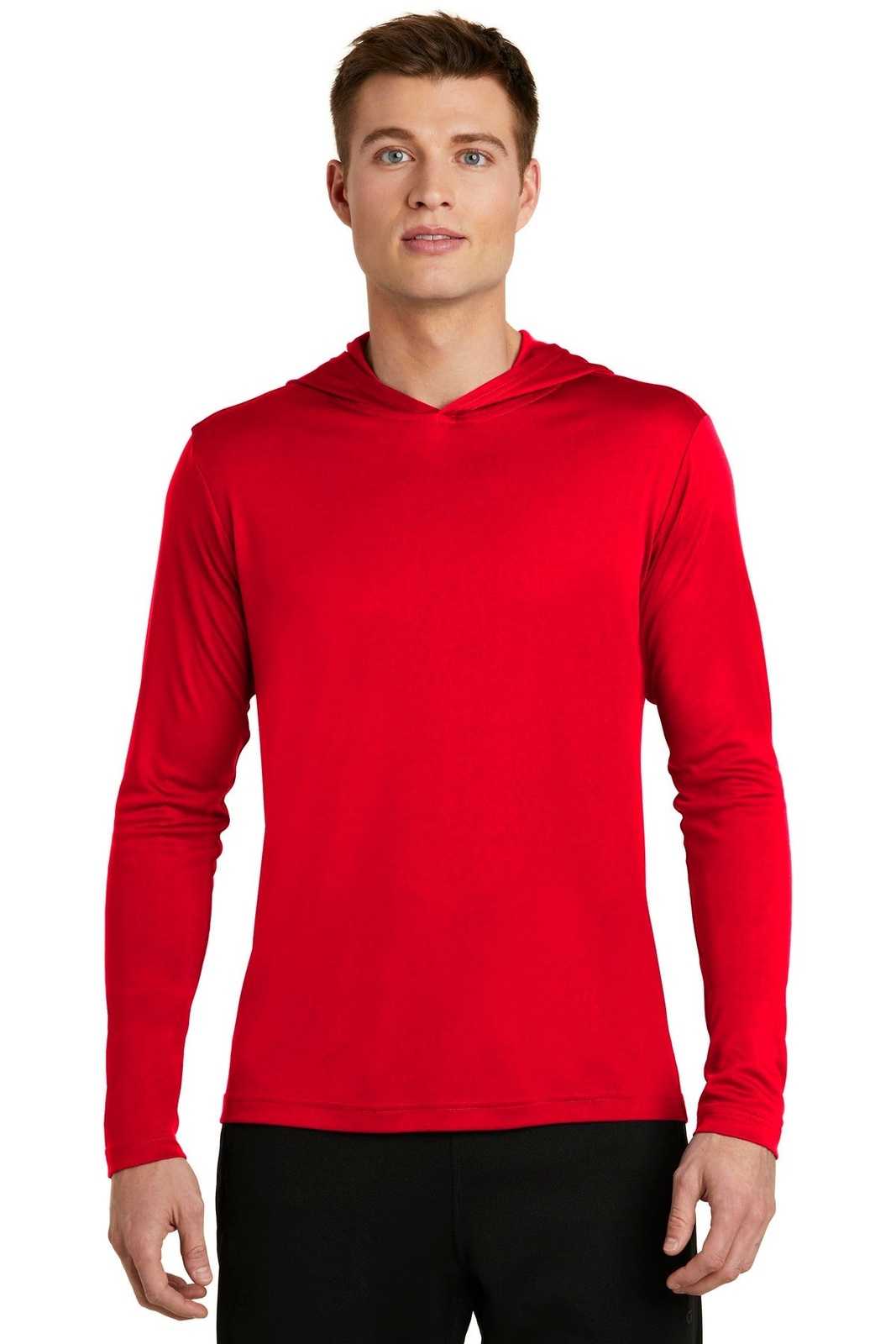 Sport-Tek ST358 PosiCharge Competitor Hooded Pullover - True Red - HIT a Double - 1