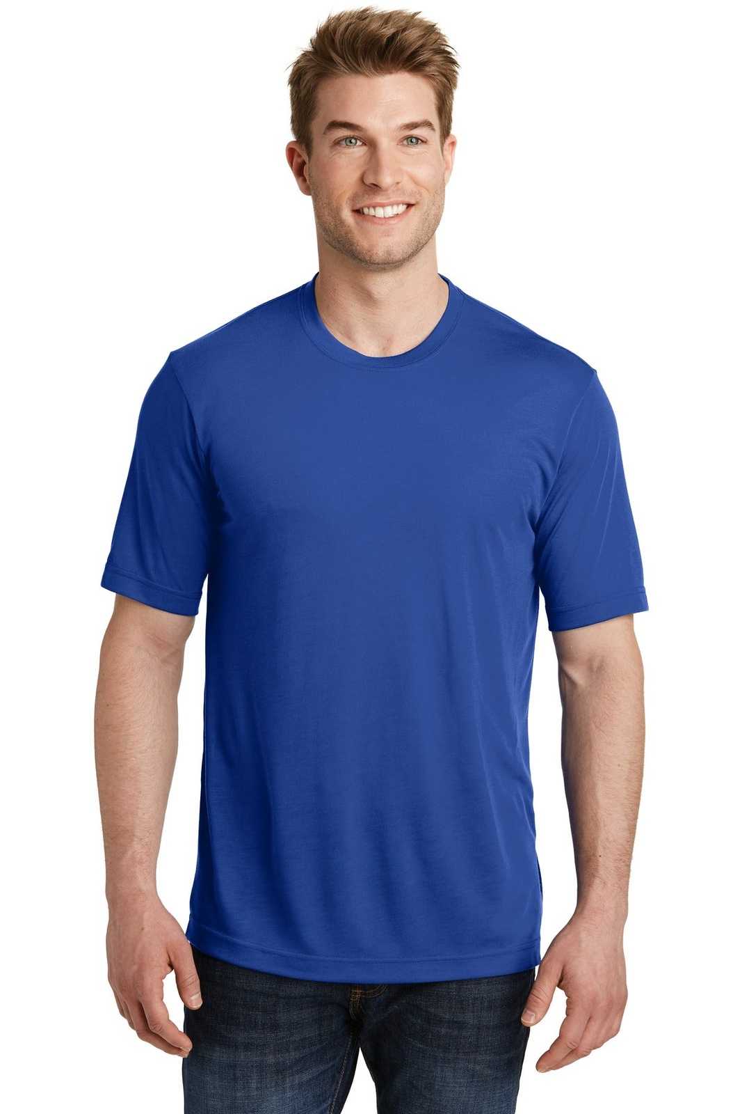 Sport-Tek ST450 PosiCharge Competitor Cotton Touch Tee - True Royal - HIT a Double - 1