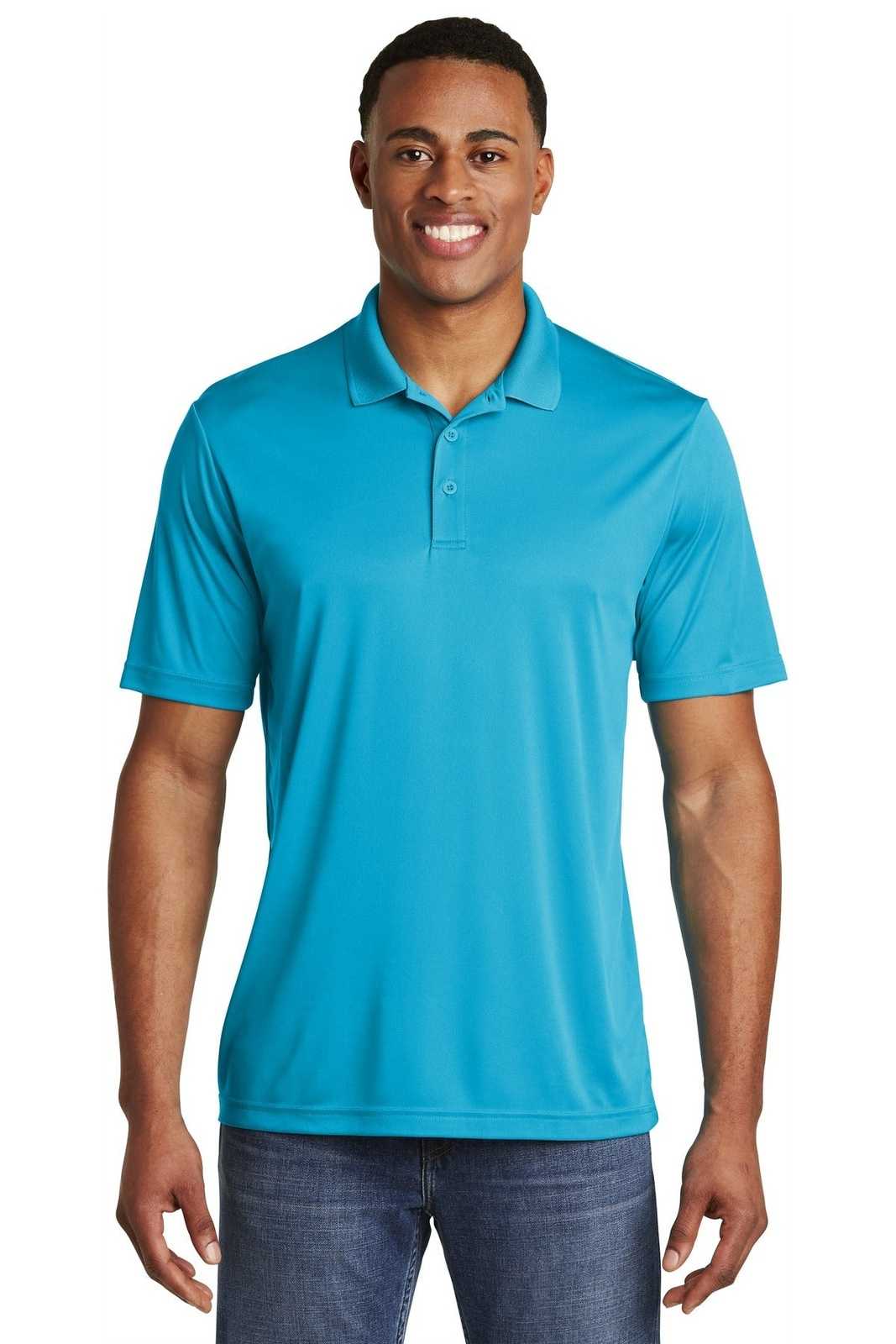 Sport-Tek ST550 PosiCharge Competitor Polo - Atomic Blue - HIT a Double - 1