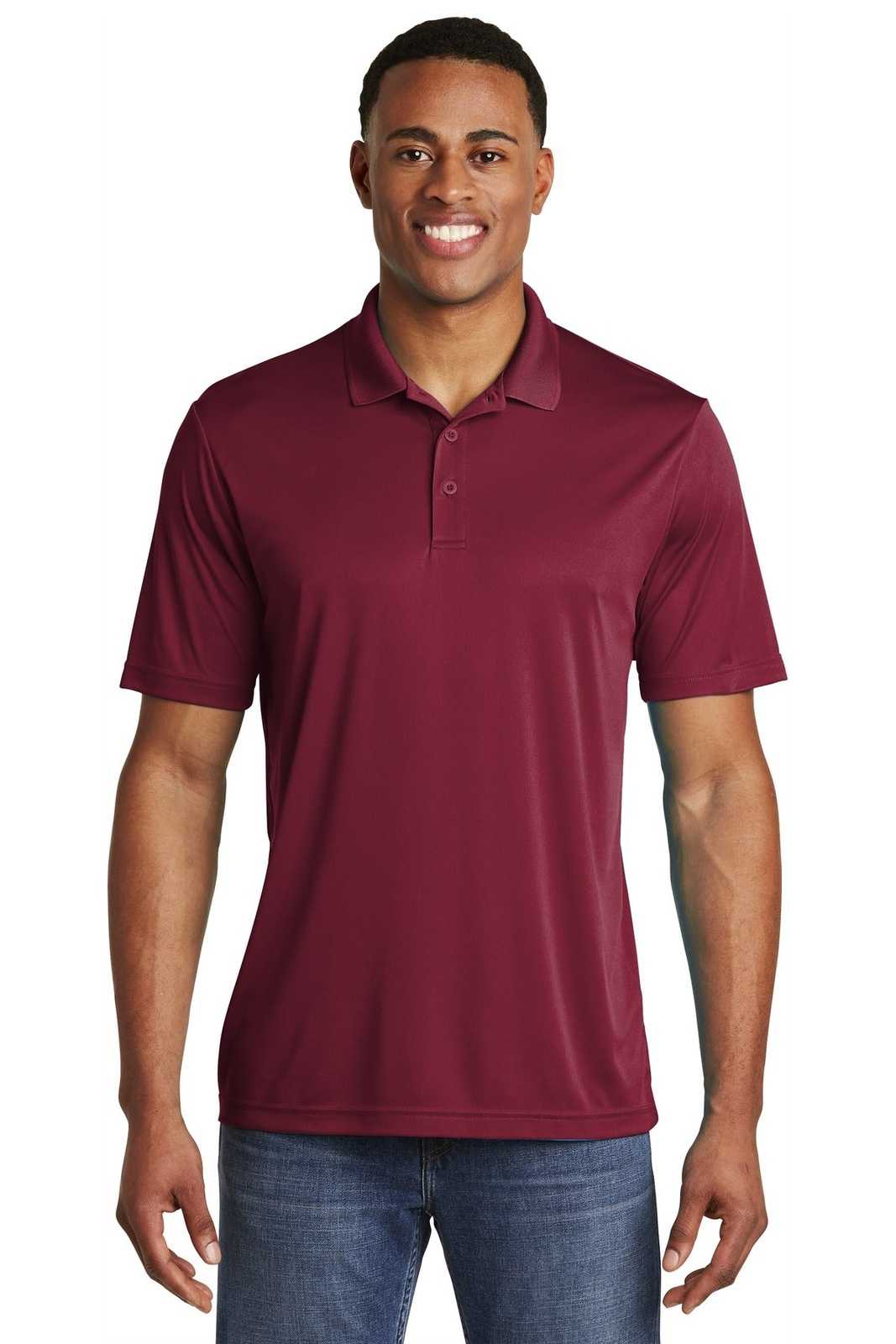 Sport-Tek ST550 PosiCharge Competitor Polo - Maroon - HIT a Double - 1