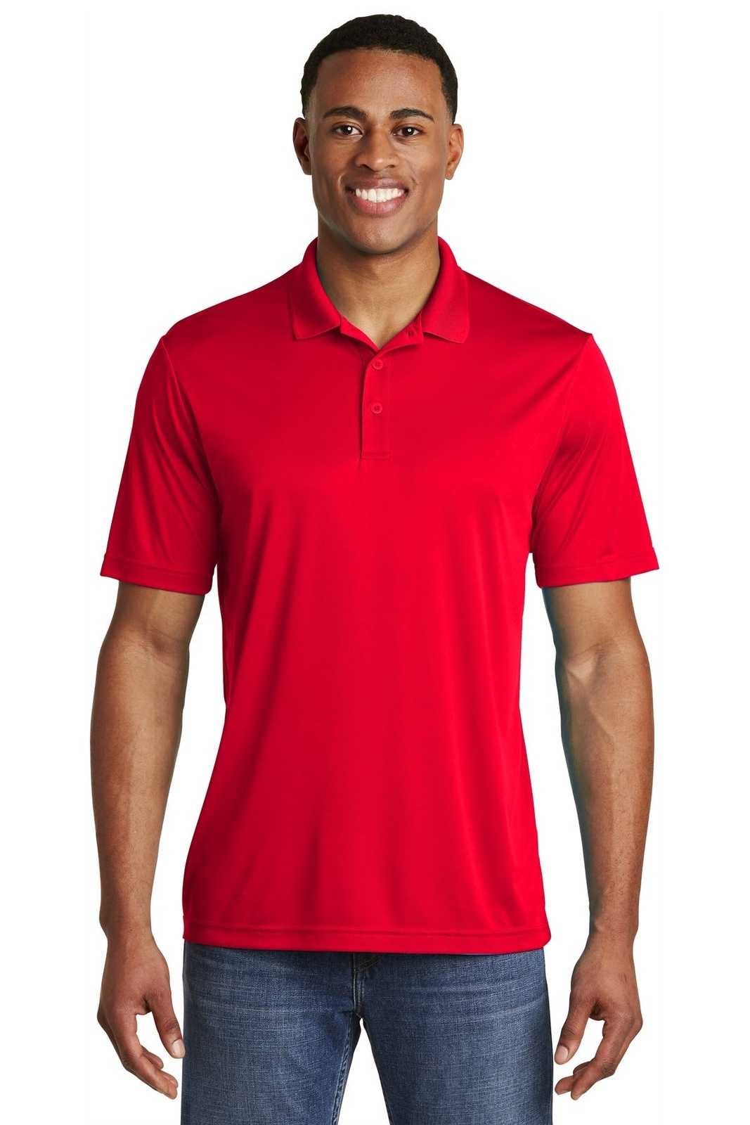 Sport-Tek ST550 PosiCharge Competitor Polo - True Red - HIT a Double - 1