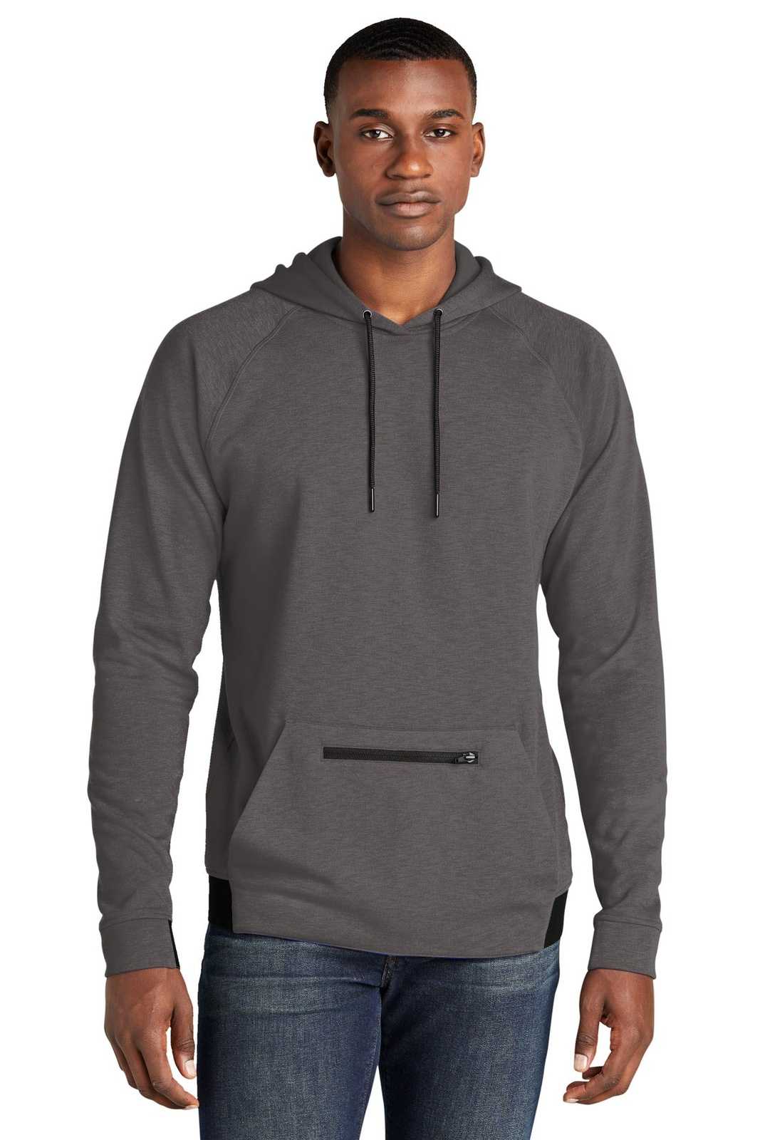 Sport-Tek ST571 Posicharge Strive Hooded Pullover - Graphite - HIT a Double - 1