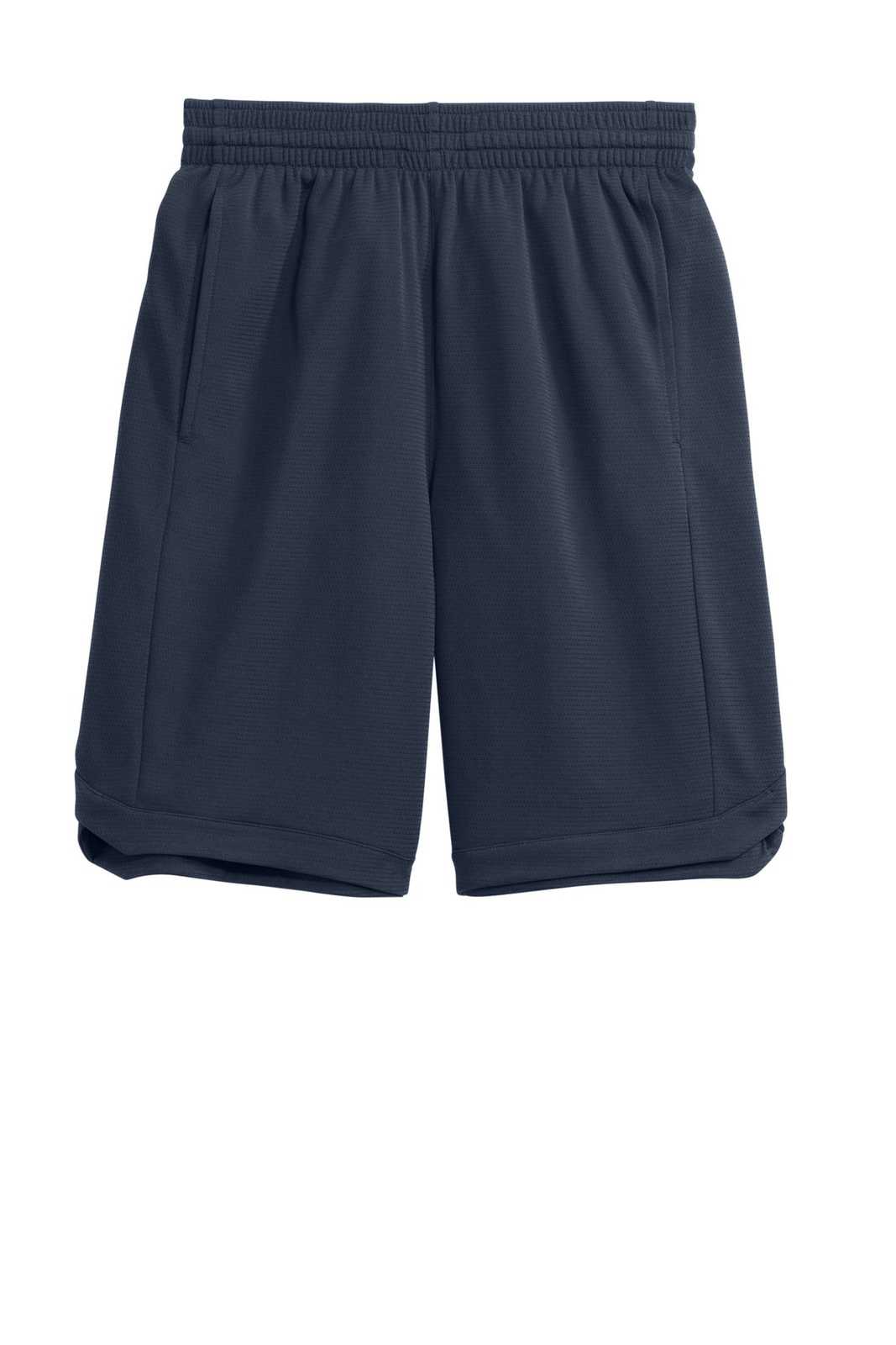 Sport-Tek ST575 Posicharge Position Short with Pockets - True Navy - HIT a Double - 1
