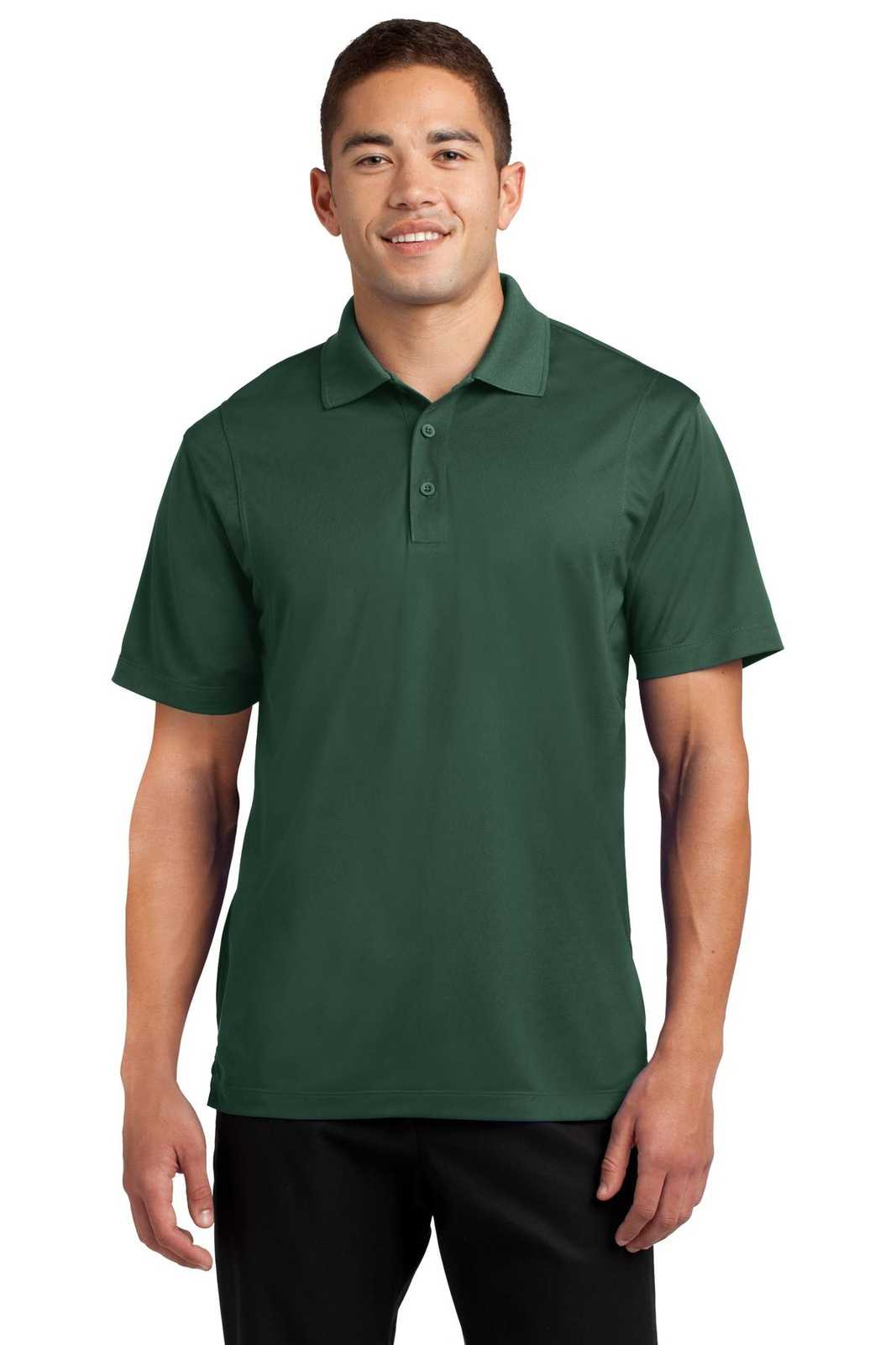 Sport-Tek ST650 Micropique Sport-Wick Polo - Forest Green - HIT a Double - 1