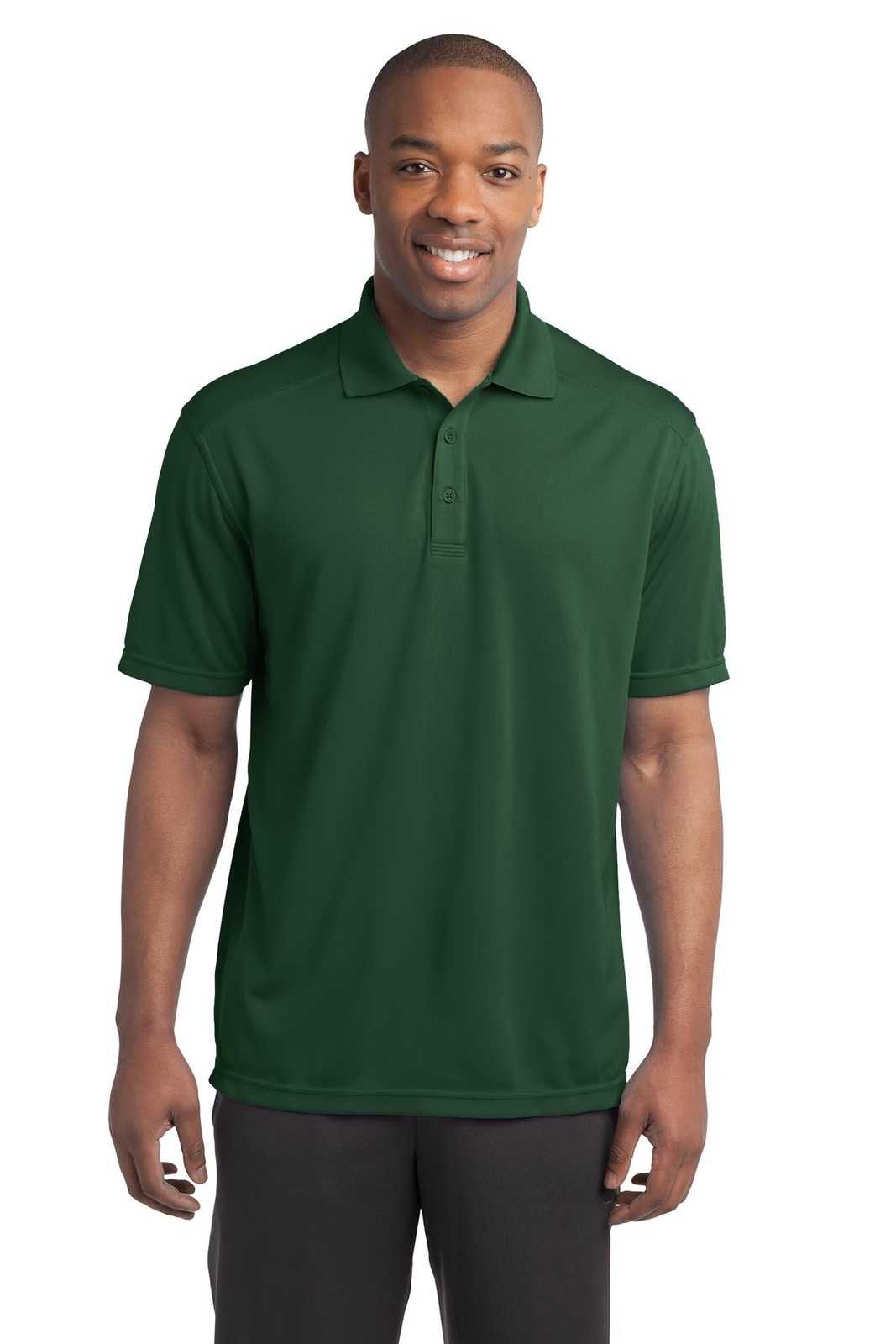 Sport-Tek ST680 PosiCharge Micro-Mesh Polo - Forest Green - HIT a Double - 1