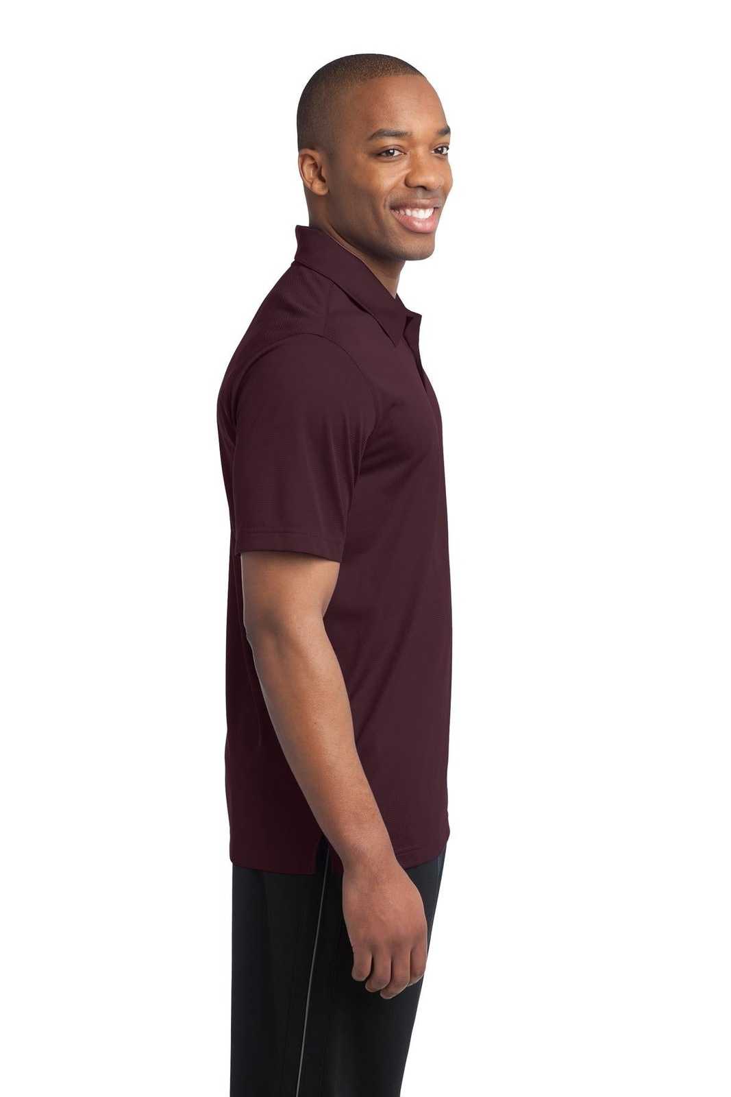 Sport-Tek ST690 PosiCharge Active Textured Polo - Maroon - HIT a Double - 2