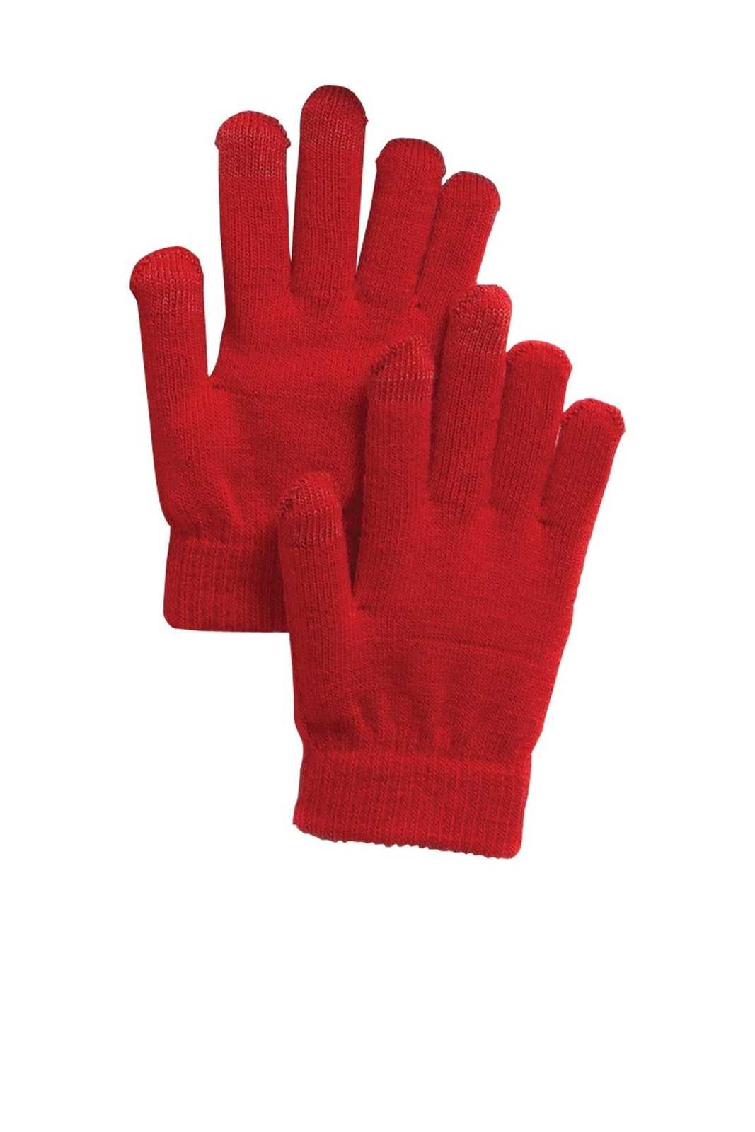 Sport-Tek STA01 Spectator Gloves - True Red - HIT a Double - 1