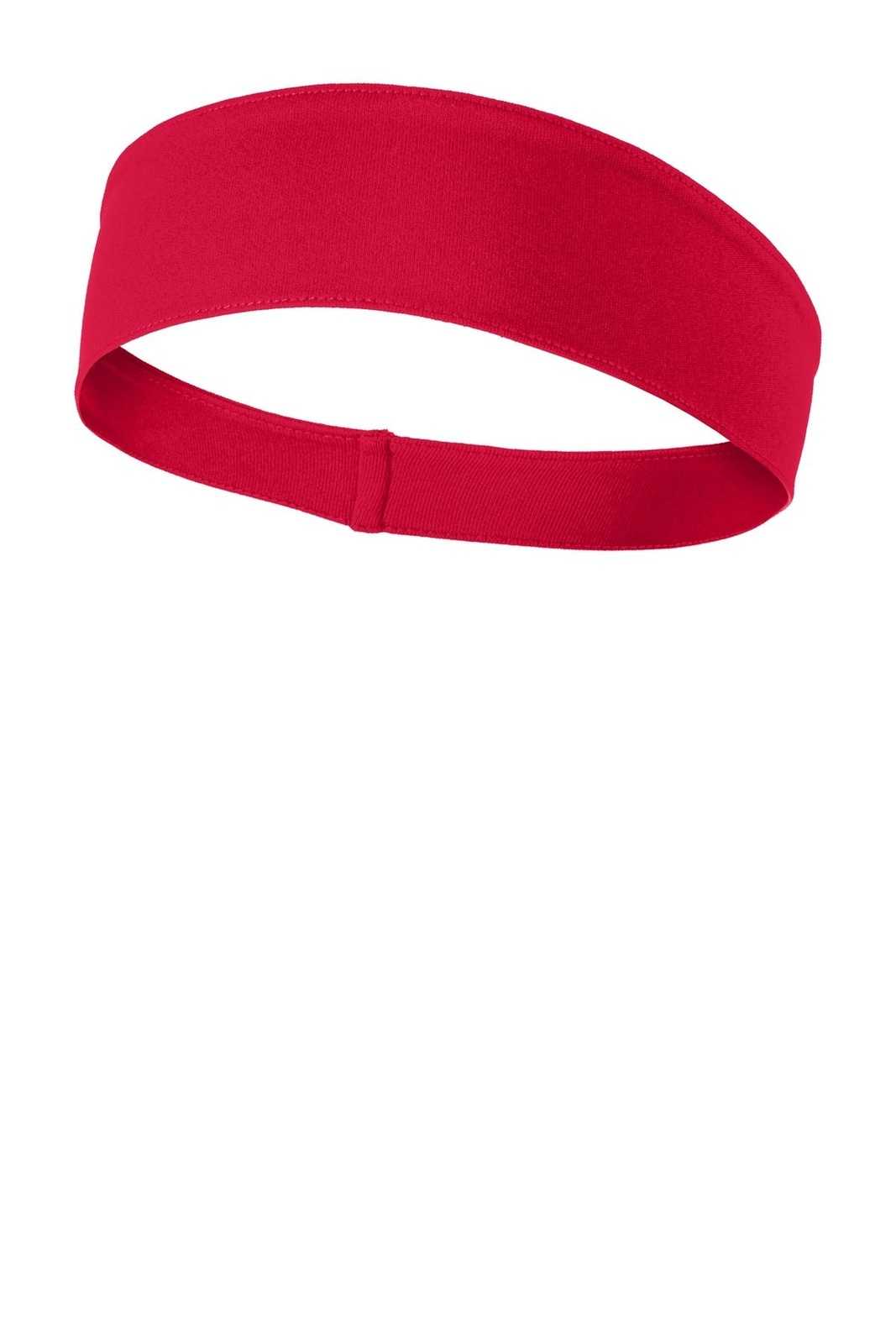 Sport-Tek STA35 PosiCharge Competitor Headband - True Red - HIT a Double - 1