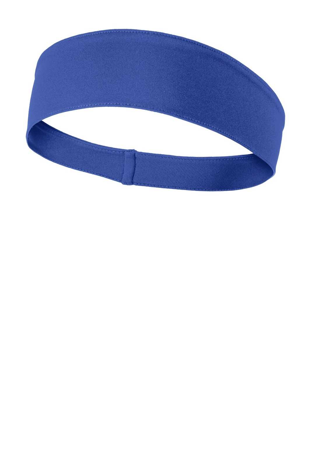 Sport-Tek STA35 PosiCharge Competitor Headband - True Royal - HIT a Double - 1