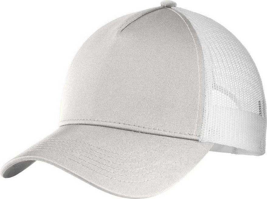 Sport-Tek STC36 PosiCharge Competitor Mesh Back Cap - Silver White - HIT a Double - 1