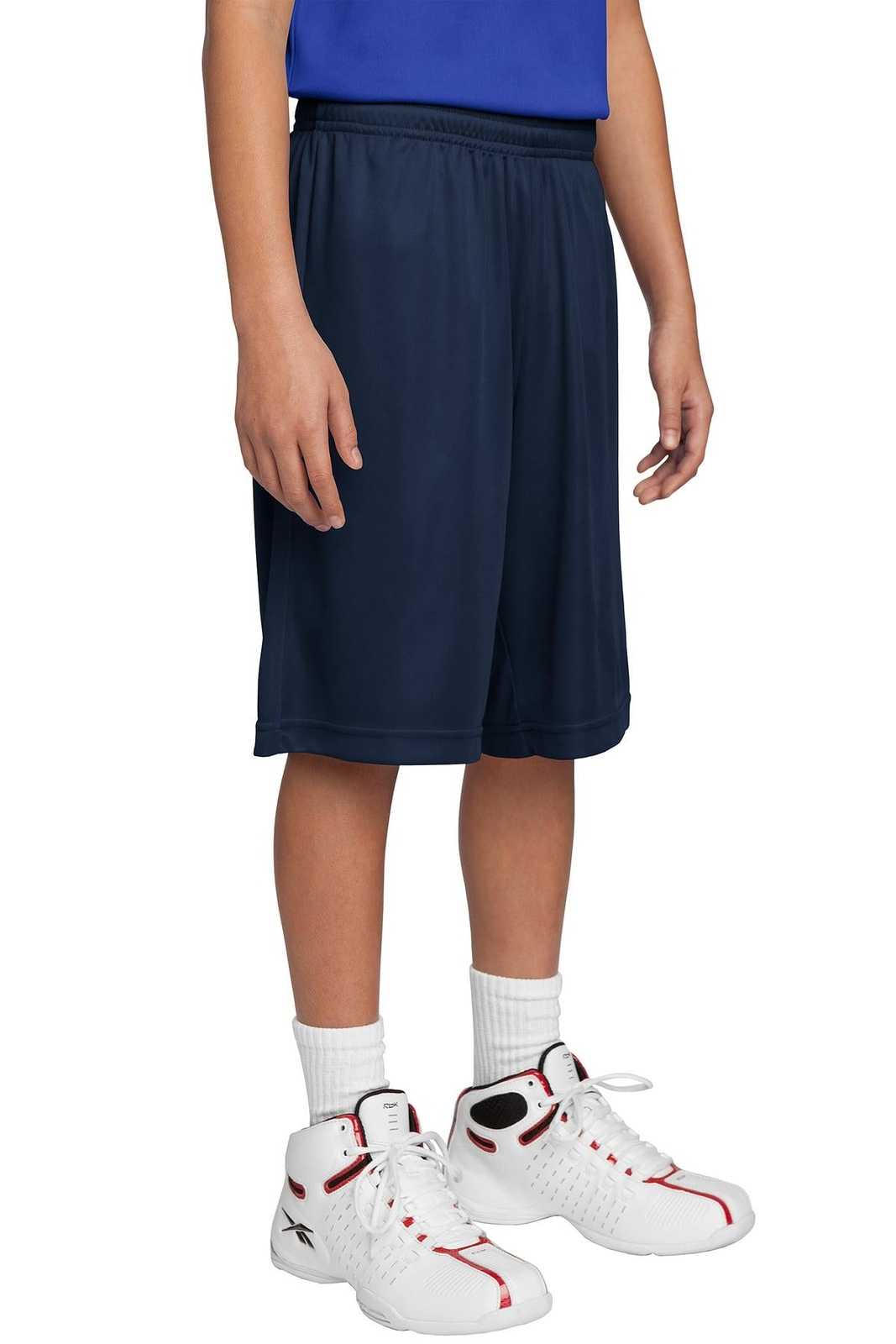 Sport-Tek YST355 Youth PosiCharge Competitor Short - True Navy - HIT a Double - 1