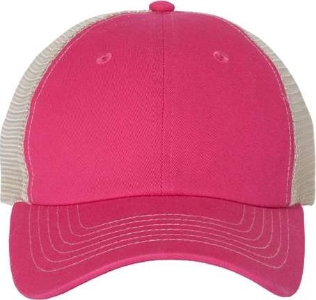 Sportsman 3100 Contrast-Stitch Mesh-Back Cap - Pink Stone - HIT a Double