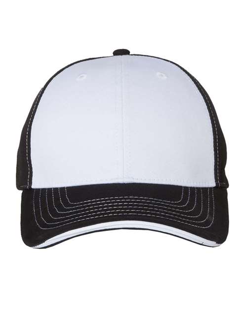 Sportsman 9500 Tri-Color Cap - White Black - HIT a Double